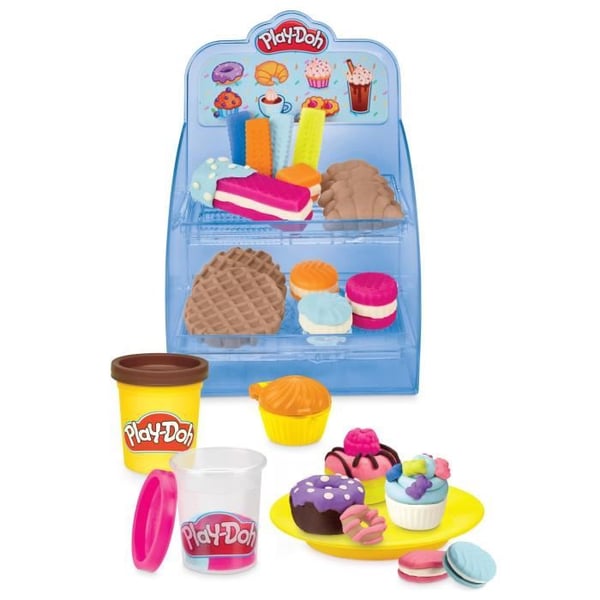 Play-Doh Mitt Superkafé. Modellera. Leksaksmaskin för kaffe för barn från 3 år. KitchenCreation