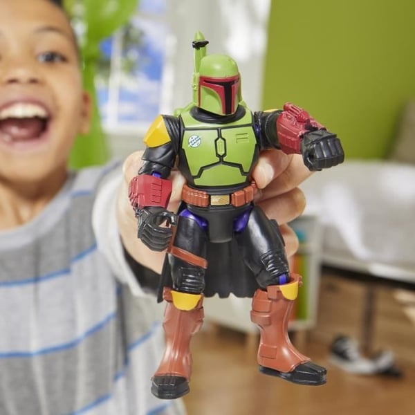 MixMashers Boba Fett. 12 cm anpassningsbar figurin att mixa och matcha med tillbehör. Star Wars. från 4 år.