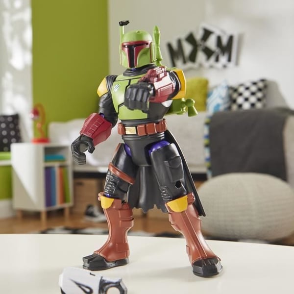 MixMashers Boba Fett. 12 cm anpassningsbar figurin att mixa och matcha med tillbehör. Star Wars. från 4 år.