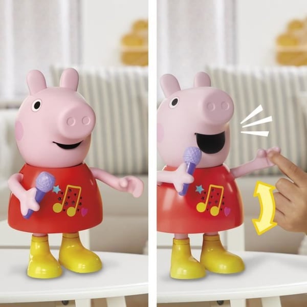 Peppa Pig Pratande och Sjungande Musikleksak med Över 50 Ljud. Fraser och Sånger. Förskoleleksaker för Flickor och Pojkar