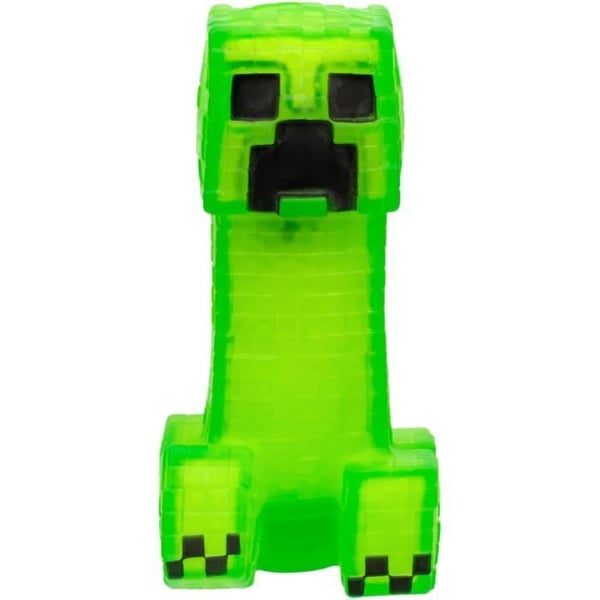 Strækbar figur - GOO JIT ZU - Minecraft Creeper - 11 cm - Elastisk tekstur - Strækbar 3x