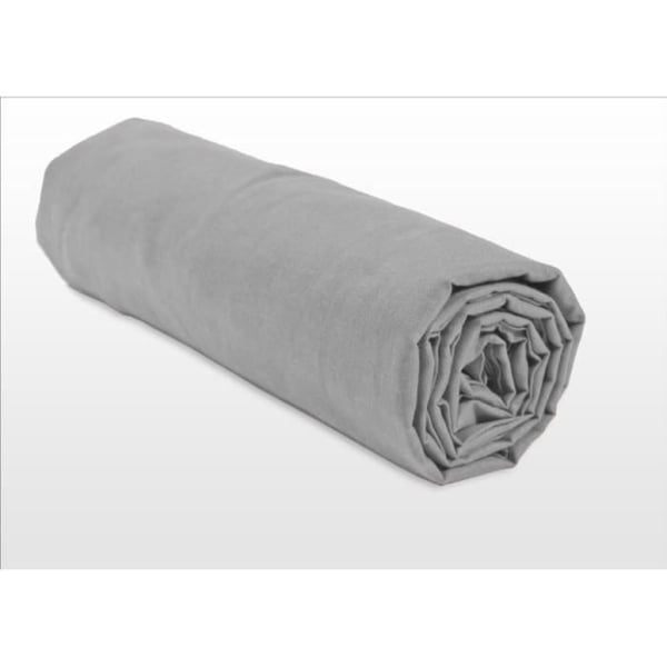 Sengetøj - HOME LINGE PASSION - HP71761 - 90 x 190 cm + 30 cm kile - Mikrofiber - 82 g - Lysegrå
