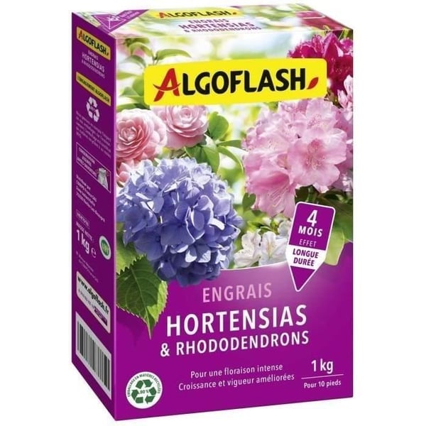 Hortensia- och rhododendrongödsel - ALGOFLASH NATURASOL - 1 kg