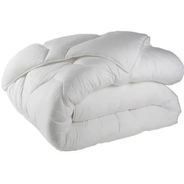 LOVELY HOME 350g/m² Anti-mide Tempereret Dynebetræk - 220 x 240 cm - Hvid