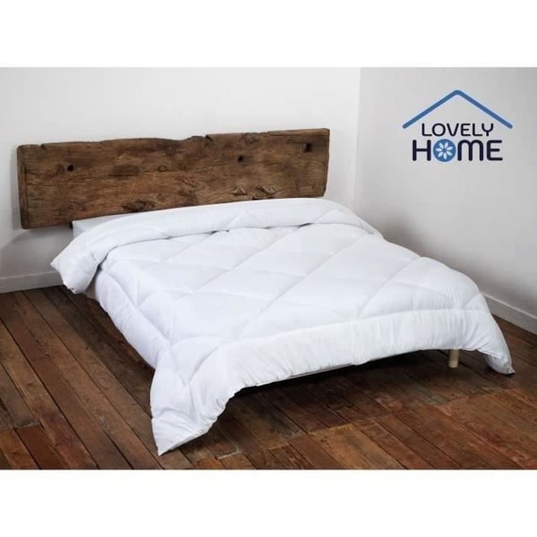 LOVELY HOME 350g/m² Anti-mide Tempereret Dynebetræk - 220 x 240 cm - Hvid