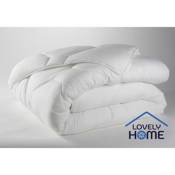 LOVELY HOME 350g/m² Punkkisuojattu peitto - 220 x 240 cm - Valkoinen