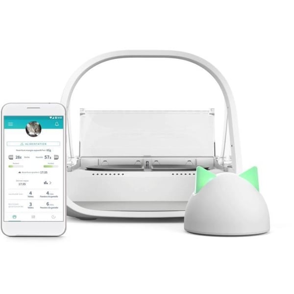 SUREFEED Smart Microchip Kæledyrsfoderautomat - Hvid (Leveres uden hub) SUREFEED Smart Microchip Kæledyrsfoderautomat - Hvid (Leveres uden hub)