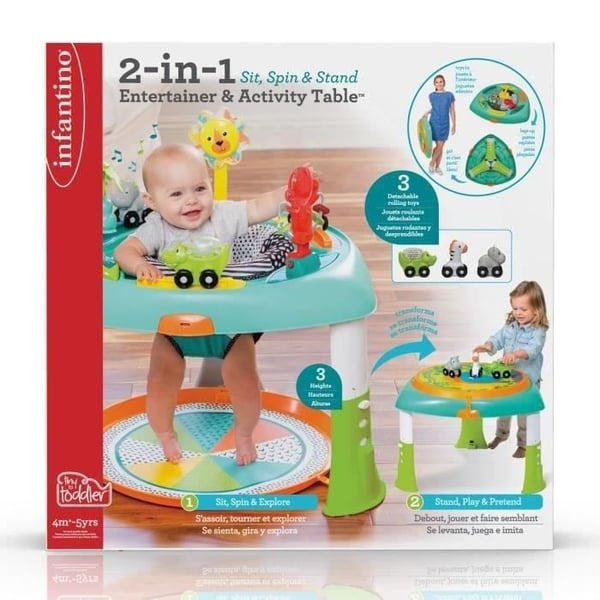 INFANTINO 2-i-1 modulärt aktivitetsbord