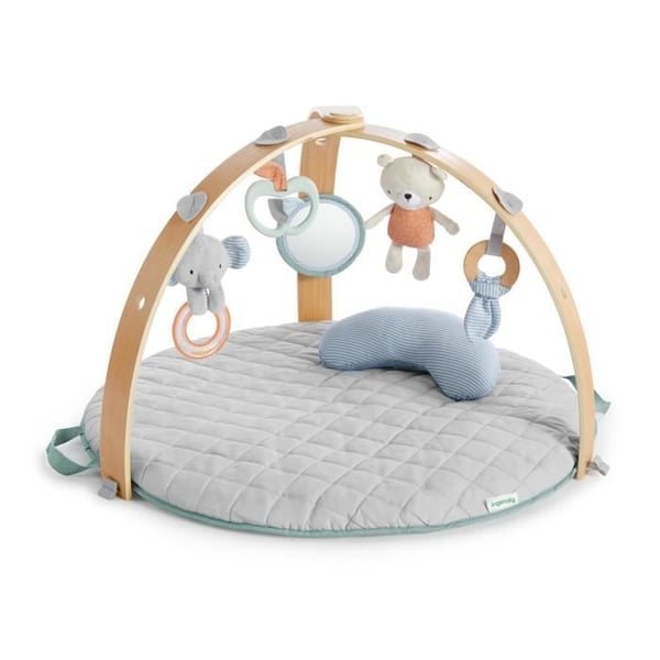 INGENUITY Loamy™ babyaktivitetsmåtte - Vendbar. Sammenfoldelig. Aftagelig trælegebue. 5 legetøj. Spejl. Pude INGENUITY Loamy™ babyaktivitetsmåtte - Vendbar. Sammenfoldelig. Aftagelig trælegebue. 5 legetøj. Spejl. Pude