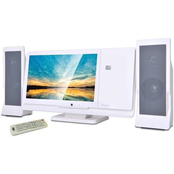 HIFI-system - INOVALLEY - CH43-DVD - DVD/CD-spelare - 12" skärm - 60W - FM - USB 2.0 - SD/MMC - AV - Flerspråkig - 2.0-kanalig
