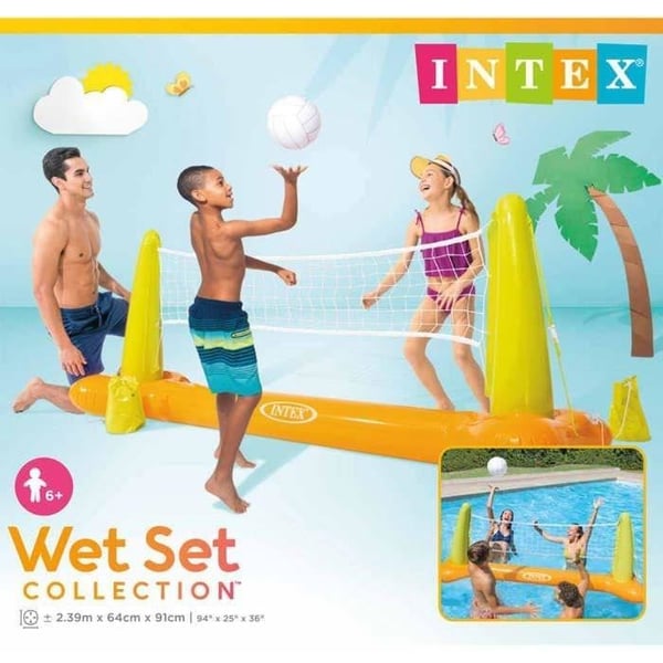 Oppusteligt volleyballspil - INTEX - Til swimmingpools - Blandet - Fra 6 år