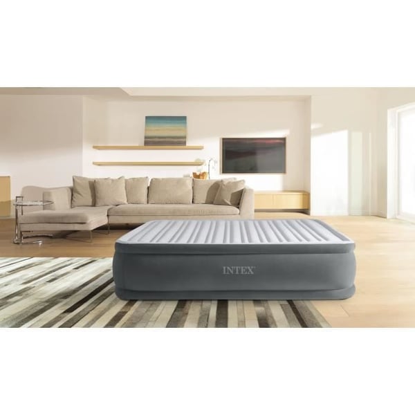 INTEX Comfort Plush Upphöjd Gästsäng - Elektrisk 2 Personer 64414ND