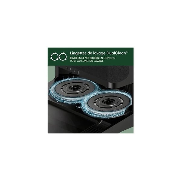 Robotstøvsuger - iRobot Roomba Plus 405 - Sort - IoT-kompatibel - Programmerbar rengøring