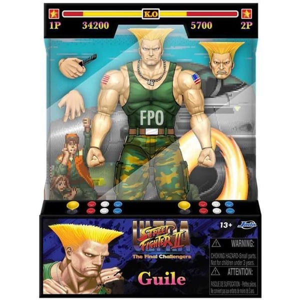 Jada - 4 metallihahmoa - Tieteisfiktio Guile - 6,5 cm - Ikä 8+