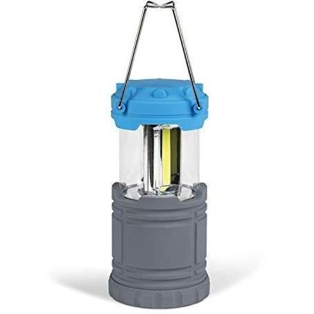 KAMPA Flare sammenklappelig lanterne - COB LED - AA batterier - grå og blå