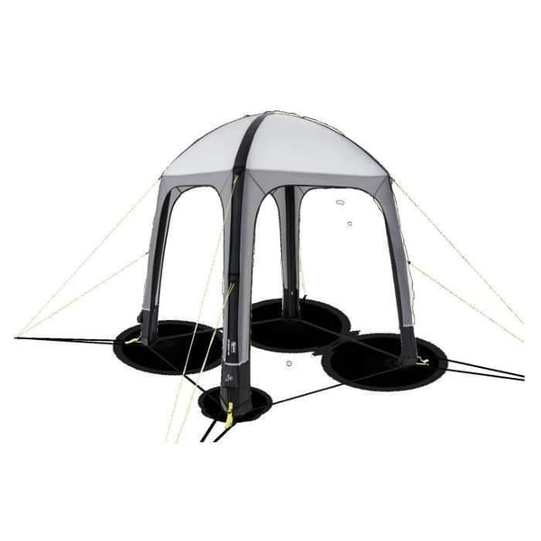 Uppblåsbart skydd - KAMPA - AIR Shleter 200 - 2 x 2 m - Grå och svart