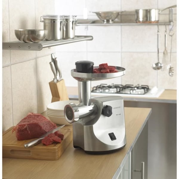 Köttkvarn - KENWOOD MG510 - Effekt 450W - Metallkropp och skruv - 3 stålgaller