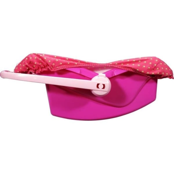 Prinsessa Coralie -nukenkantoreppu - KLEIN - Nukeille, joiden koko on 35-45 cm - 3-asentoinen kahva - Satunnainen väri: pinkki tai sininen