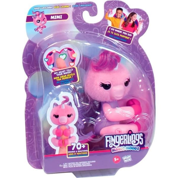 Fingerlings - LANSAY - Magic Moods Mimi Enhjørningen - Legeleg - Fra 5 år