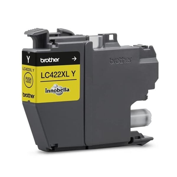 Kasetti LC422XLY - BROTHER - Keltainen - 1500p - Yrityskäyttöön Älykkäät MFC-J5340DW, MFC-J5345DW, MFC-J5740DW, MFC-J6540DW ja