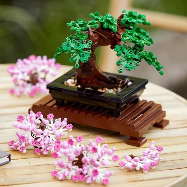 LEGO Icons 10281 Bonsaitræ, Byggeri, Dekorative Blomster, Bonsai-sæt, Planter og Træ, LEGO Botanisk Samling, til Voksne