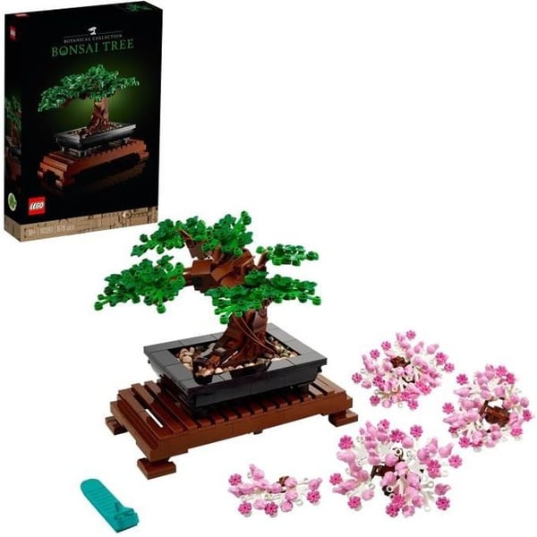 LEGO Icons 10281 Bonsaitræ, Byggeri, Dekorative Blomster, Bonsai-sæt, Planter og Træ, LEGO Botanisk Samling, til Voksne