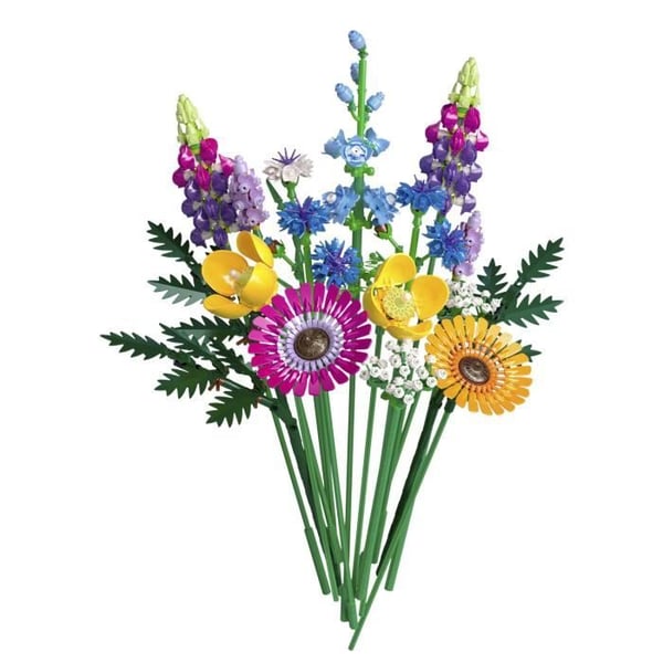 LEGO Icons 10313 Vildblomsterbuket. Kunstige planter med valmuer. Til voksne