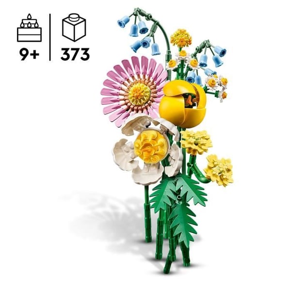 LEGO Botany 10347 Solrig buket. Kunstige blomster. Fra 9 år