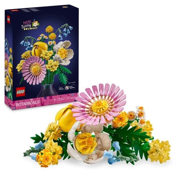 LEGO Botany 10347 Solrig buket. Kunstige blomster. Fra 9 år