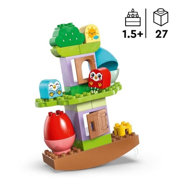 LEGO DUPLO Mit Første 10440 Gynge- og Stabletræ - Interaktivt Babylegetøj