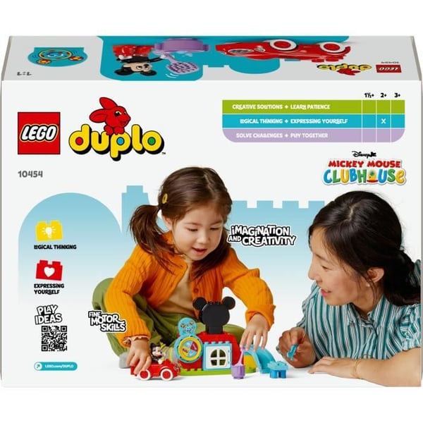 LEGO DUPLO | Disney 10454 Mickey's Hus & Bil - Byggesæt til 2-årige