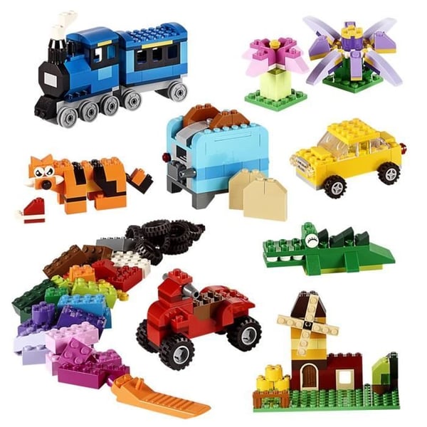 LEGO Classic 10696 Luova palikoiden säilytyslaatikko. Helppo lelujen säilytys. LEGO Masters -fanilahja.