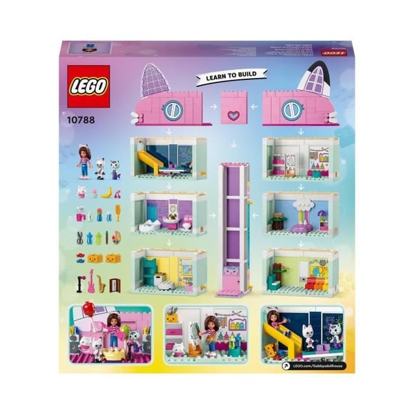 LEGO 10788 Gabbys Magiske Hus Dukkehuslegetøj med Figurer