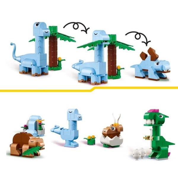 LEGO Classic 11041 Kreative Dinosaurer - Byggelegetøj inklusive en T-rex