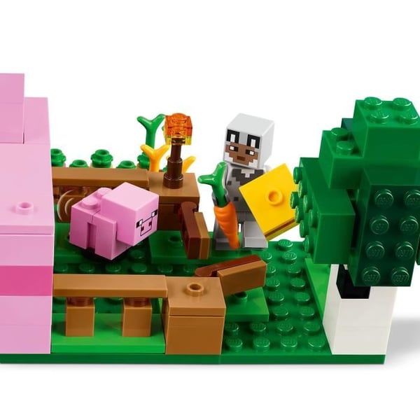 LEGO Minecraft 21268 Nasun talo - Rakennussetti 7-vuotiaille ja sitä vanhemmille tytöille