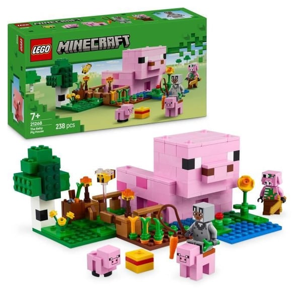 LEGO Minecraft 21268 Nasun talo - Rakennussetti 7-vuotiaille ja sitä vanhemmille tytöille