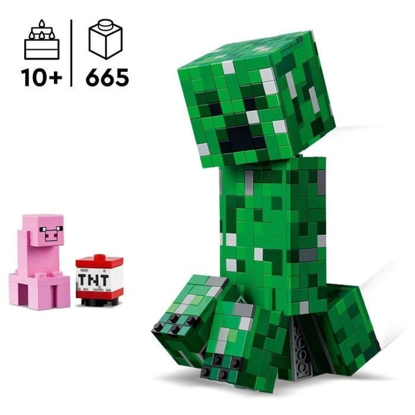 LEGO Minecraft 21276 Creepern - Byggset för pojkar 10 år - Figur