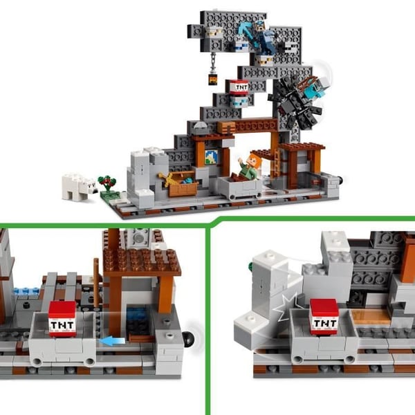 LEGO Minecraft 21277 Hacka Gruva - Byggset för Pojkar Ålder 8