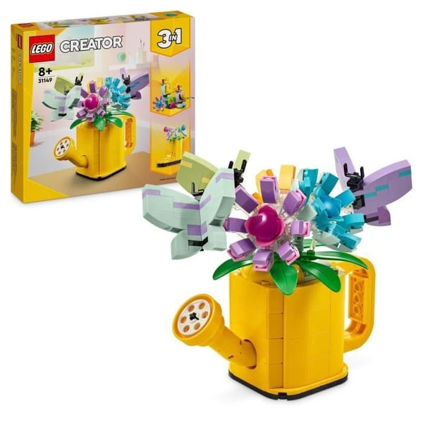 LEGO 31149 Creator 3 i 1 Blomster i vandkande Børnelegetøj med vandkande. Blomsterbuket og 2 fugle