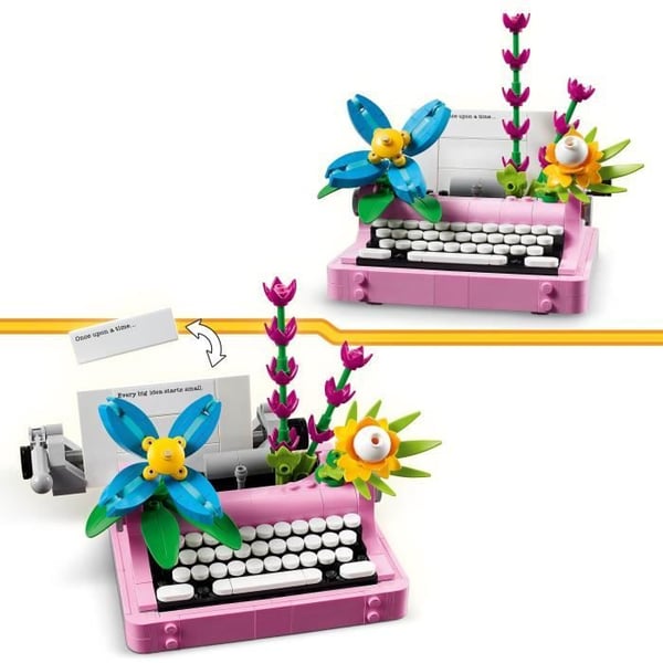 LEGO Creator 31169 3-i-1 Blomsterskrivemaskine - Spil for piger fra 8 år