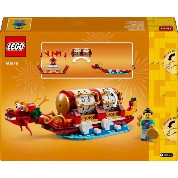 LEGO 40678 Julkalender - 2-i-1 present och leksaksidé till det månska nyåret