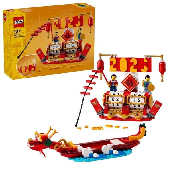 LEGO 40678 Julkalender - 2-i-1 present och leksaksidé till det månska nyåret