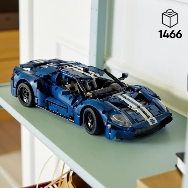 LEGO Technic 42154 Ford GT 2022. Modelbil til voksne. Skala 1:12. Avanceret niveau.