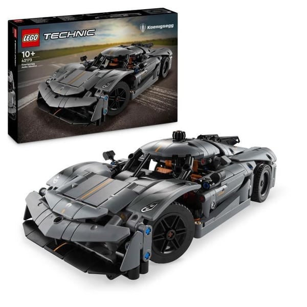 LEGO Technic 42173 Hyperbil Koenigsegg Jesko Absolut grå - Byggesæt