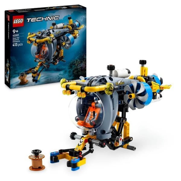 LEGO Technic 42201 Dybhavsforskningsubåd - Byggesæt fra 9 år