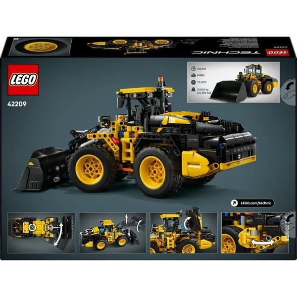 LEGO Technic 42209 Volvo L120 Elhjullastare - Spel för pojkar från 9 år