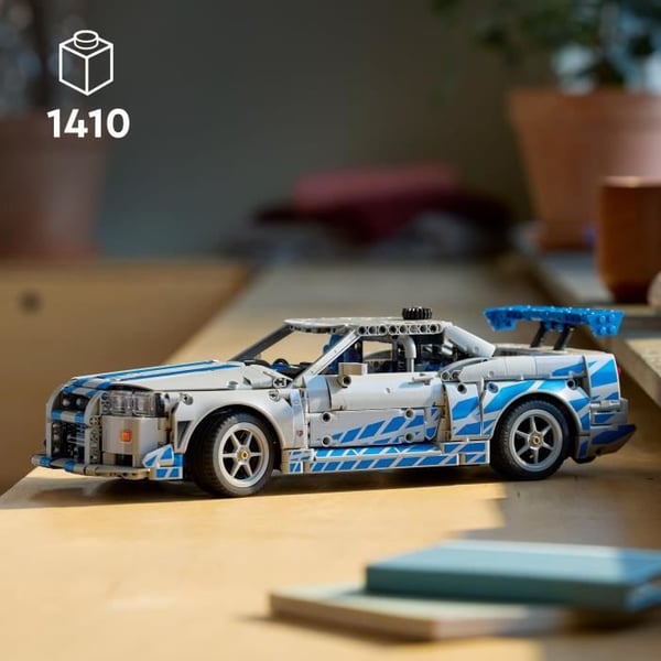 LEGO Technic 42210 Nissan Skyline GT-R (R34) 2 Fast 2 Furious Bil - Voksensæt
