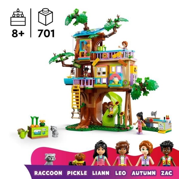 LEGO Friends 42652 Ystävyyden puumaja - Rakennuslelu 8-vuotiaille tytöille