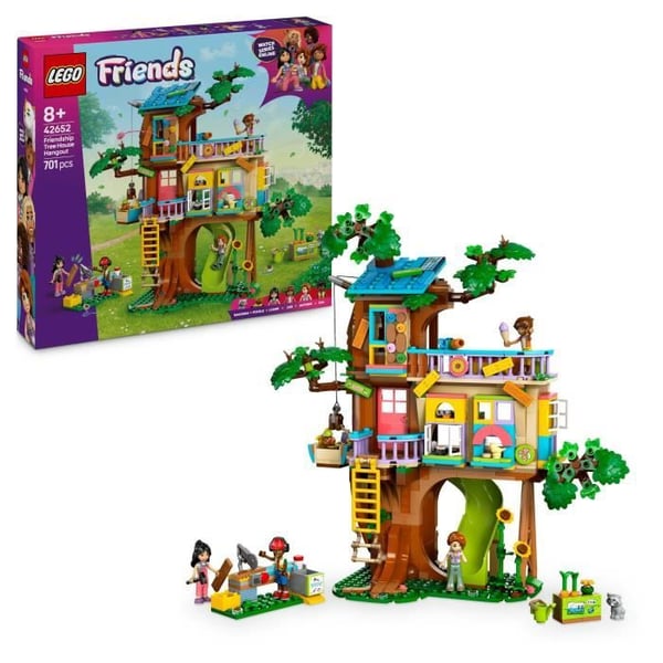 LEGO Friends 42652 Ystävyyden puumaja - Rakennuslelu 8-vuotiaille tytöille