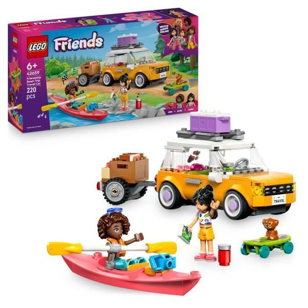 LEGO Friends 42659 Biltur med venner - Byggesæt til piger i alderen 6